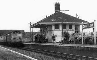 Network Rail is reinstating double track on much of the Cotswold Line rail route between Oxford and Worcester, which was singled in the early 1970s. A Hereford-London train arrives at Charlbury station's single platform in 1981.