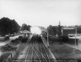 Network Rail is reinstating double track on much of the Cotswold Line rail route between Oxford and Worcester, which was singled in the early 1970s. A Great Western Railway express speeds through Charlbury between the World Wars.