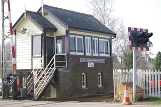Ascott-under-Wychwood's 1883 Great Western Railway signalbox could be closed as part of the redoubling scheme, to be replaced by an electronic system controlled from Didcot.