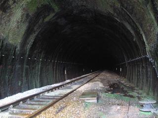 Network Rail is reinstating double track on much of the Cotswold Line between Oxford and Worcester, which was singled in the early 1970s. Chipping Campden tunnel before renovation work began in 2009