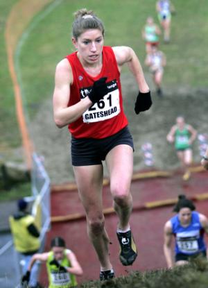 IN FORM: Hatti Dean won bronze in the senior women's race at the English National Cross Country Championships.     Picture: Mark Shearman
