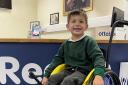 Zak Milican-Lee has been provided with a wheelchair by Recare