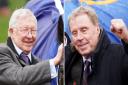 Sir Alex Ferguson (left) and Harry Redknapp both tasted success at Cheltenham