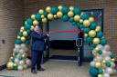 Didcot mayor Axel Macdonald officially opens Edmonds Park Sports Pavilion