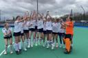 Oxford Hockey Club's under 16 girl's team after their win