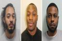 Undated handout photo issued by Metropolitan Police of (left to right) Shemiah Bell, Marcus Pottinger and Connel Bamgboye, who have been jailed at the Old Bailey