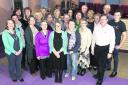 Some of the members of the West Oxfordshire Academy of Performing Arts’s adult singing group who will be appearing at the Royal Albert Hall in London on Sunday