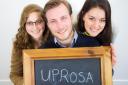 Uprosa co-founders, from left, Hind Kraytem, Nikolaus Wenzl and Dominique Piche