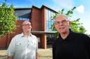 Appeal: The Rev Chris Gaynor, left, and Peter Goode, are appealing for more people to help run Hanwell Fields Community Centre in Banbury