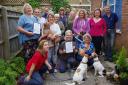 A dog first aid course in Witney with Marianne Thomas (bottom left).