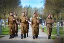 Oxfordshire Home Guard re-enactors at Wyevale Garden Centre in 2016