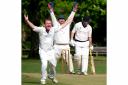 George Seacole survives this lbw appeal from Tom Gubbins Picture: Ric Mellis