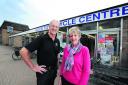 OPTIMISTIC: Lester Giles and his sister Linda Moore are planning to redevelop their town centre shop, Giles Sports, Cycles and Toys