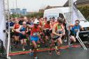 The start of today's Oxford Half Marathon