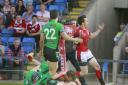 Stegmann touches down for Welsh as James Lewis leads his side’s celebrations