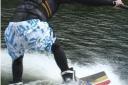 Bez in action wakeboarding 