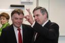 Andrew Smith and Gordon Brown earlier this year