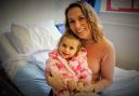 Kayleigh Jaycock and daughter Poppy. Picture: Oxford Hospitals’ Charity
