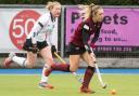 Claire Werlinger struck twice for Oxford Hawks    Picture: Richard Cave