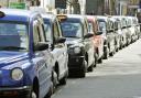 Black cab drivers. Photo: PA