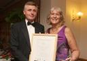 Colin and Sue Taylor with The Oxford Times Charity and Community Award