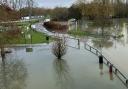 Flooding at Wallingford's river side car park