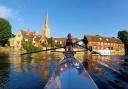 Ian Marriott's 'happy place' is sculling on the River Thames at Abingdon. Photo: Ian Marriott
