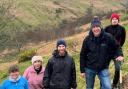 Volunteers from Valda Energy went to the Brecon Beacons to plant the trees