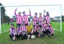 The victorious Summertown Stars Reds Under 11 side