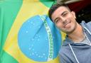 Felipe Barcelos, now back in Oxford after a spell in Italy, flies the Brazilian flag