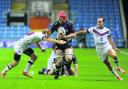 Ben West charges forward for London Welsh in their defeat by Bordeaux