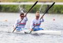 Banbury’s Angela Hannah (left) and Lani Belcher will compete in the K2 500m kayak sprint Picture: Balint Vekassy