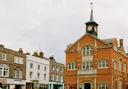 The High Street and Town Hall in Thame