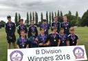Oxfordshire's Under 15 side celebrate their national title. Picture: Simon Davie