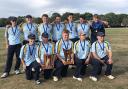 Challow & Childrey Under 17s celebrate with the Honey Bee Trophy