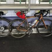 Bikes on a train