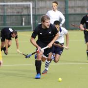 Witney’s Tom Allinson on the attack in the draw with Oxford University 2nd     Picture: Ed Nix
