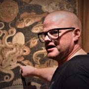 Chef Heston Blumenthal develops new menu based on Last Supper in Pompeii at Ashmolean Museum, Oxford. Picture: Tim Hughes