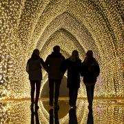Blenheim Palace Christmas light trail