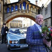 Ask William: concierge William Thomson at Oxford's Bridge of Sighs. Picture by Ed Nix