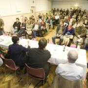 Standing room only at the hustings meeting