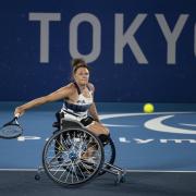 Jordanne Whiley in action at the Tokyo 2020 Paralympics Picture: imagecommsralympicsGB