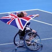 Jordanne Whiley reacts to winning the women’s singles bronze medal match at the Tokyo Paralympics. Picture: Tim Goode/ PA