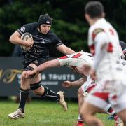 Ben Manning crossed for Chinnor in their narrow defeat at Blackheath Picture: David Howlett