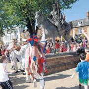 The Banbury statue of the famous nursery rhyme