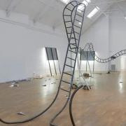 Oxford-born Jesse Darling, who bent a full-sized rollercoaster into the skeletal form of a woolly mammoth, is  shortlisted for the Turner Prize