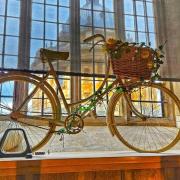 A bike at the Bodleian Library shop. Photo: Lucie Johnson