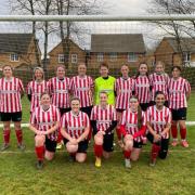 A ladies team at Easington Sports FC