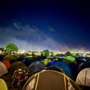 Tents at Glastonbury