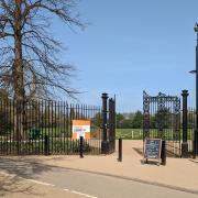 An entrance to University Parks